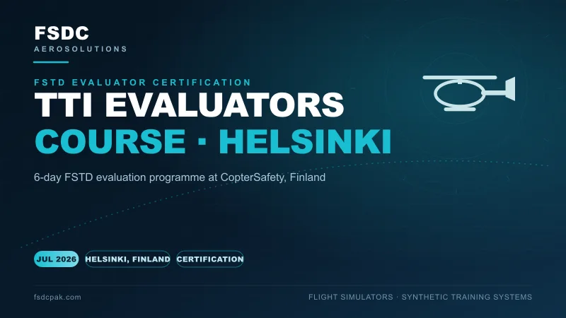 TTI FSTD Evaluators Course — FSDC Aerosolutions event story cover